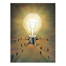 Light Bulb Arena Postcard