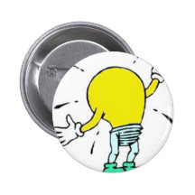 light bulb pinback buttons