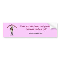 Light Chef Girl Bumper Stickers