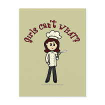 Light Chef Girl Post Cards