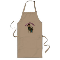 Light Computer Girl Apron