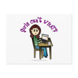 Light Computer Girl postcards