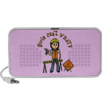 Light Construction Girl Portable Speaker