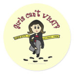 Light CSI Detective Round Sticker