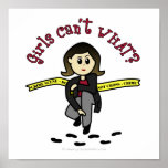 Light CSI Girl posters