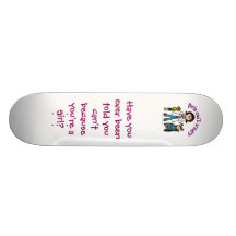 Light Doctor Girl Skate Board