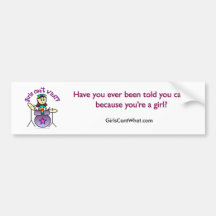 Light Drummer Girl Bumper Sticker