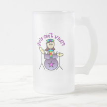 Light Drummer Girl Mug