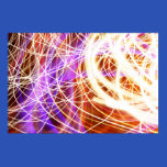 Light fantastic - light painting poster posters