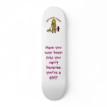 Light Female Fire Fighter Custom Skate Board