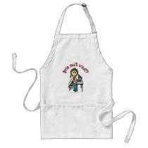 Light Female Scientist Aprons
