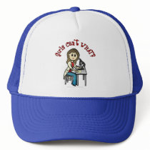 Light Female Scientist Hat