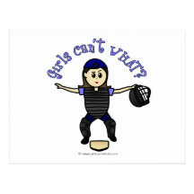 Light Female Umpire Post Cards
