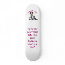Light Female Veterinarian Skate Board Decks