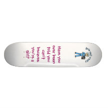 Light Female X-Ray Technologist Skateboards