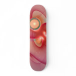 'Light Flame Abstract 102' skateboard deck