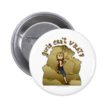 Light Girl Rock Climber Buttons
