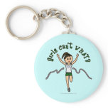Light Girl Runner in Green Uniform Key Chains