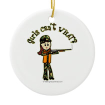 Light Girls Hunting Ornaments