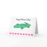 Light green alligator
