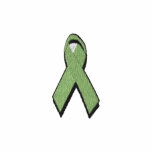 light green awareness ribbon embroidered shirts