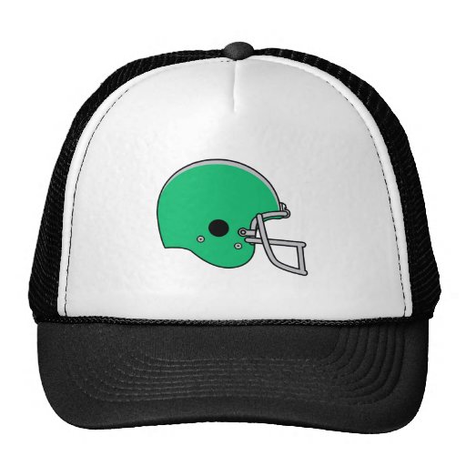 Light Green Football Helmet Mesh Hat