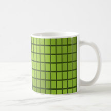 Light Green Squares Mug