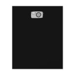 Light Grey and Black Camera. On Black. Custom flyers