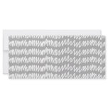 Light grey and white squiggle pattern. rack card design