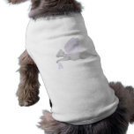 Light Grey Angel Cat With Purple Wings pet clothing