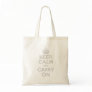 Light Grey Keep Calm and Carry On Bag