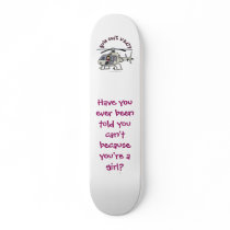 Light Helicopter Girl Skateboard Deck