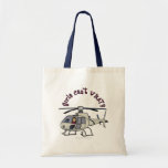 Light Helicopter Pilot Girl Tote Bag