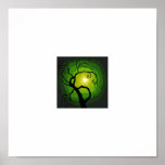 Light in Green Tree Poster