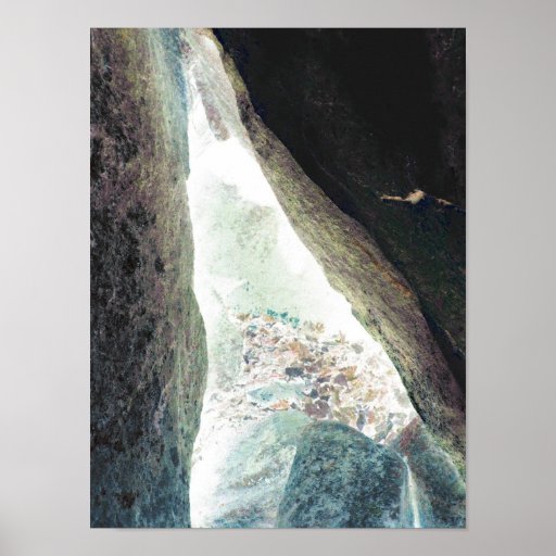 light infused stone #7 print
