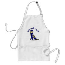 Light K-9 Police Officer Apron