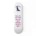 Light K-9 Police Officer skateboards