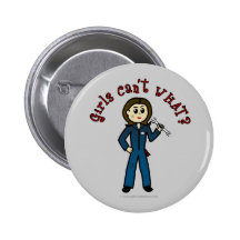 Light Mechanic Girl Pins