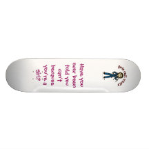 Light Mechanic Girl Skateboard