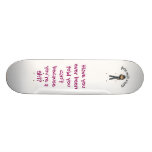 Light Navy Girl Skateboard Decks