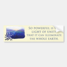 Light of Unity Bumper Stickers