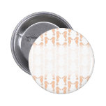 Light Orange Seahorse Pattern Pinback Button