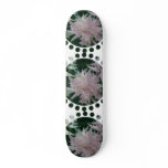 Light Pink Astilbe Flowers on Skateboard