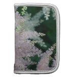 Light Pink Astilbe Flowers Wallet Folio Folio Planners