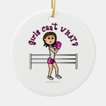 Light Pink Boxer Ornament