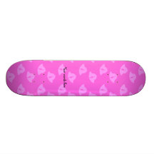 Light pink christmas bells skate decks