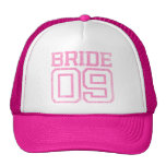 Light Pink Distressed Bride 09 Baseball Cap Trucker Hat