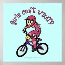 Light Pink Girls BMX Posters
