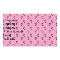 Light pink owl pattern