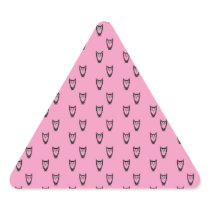 Light pink owl pattern